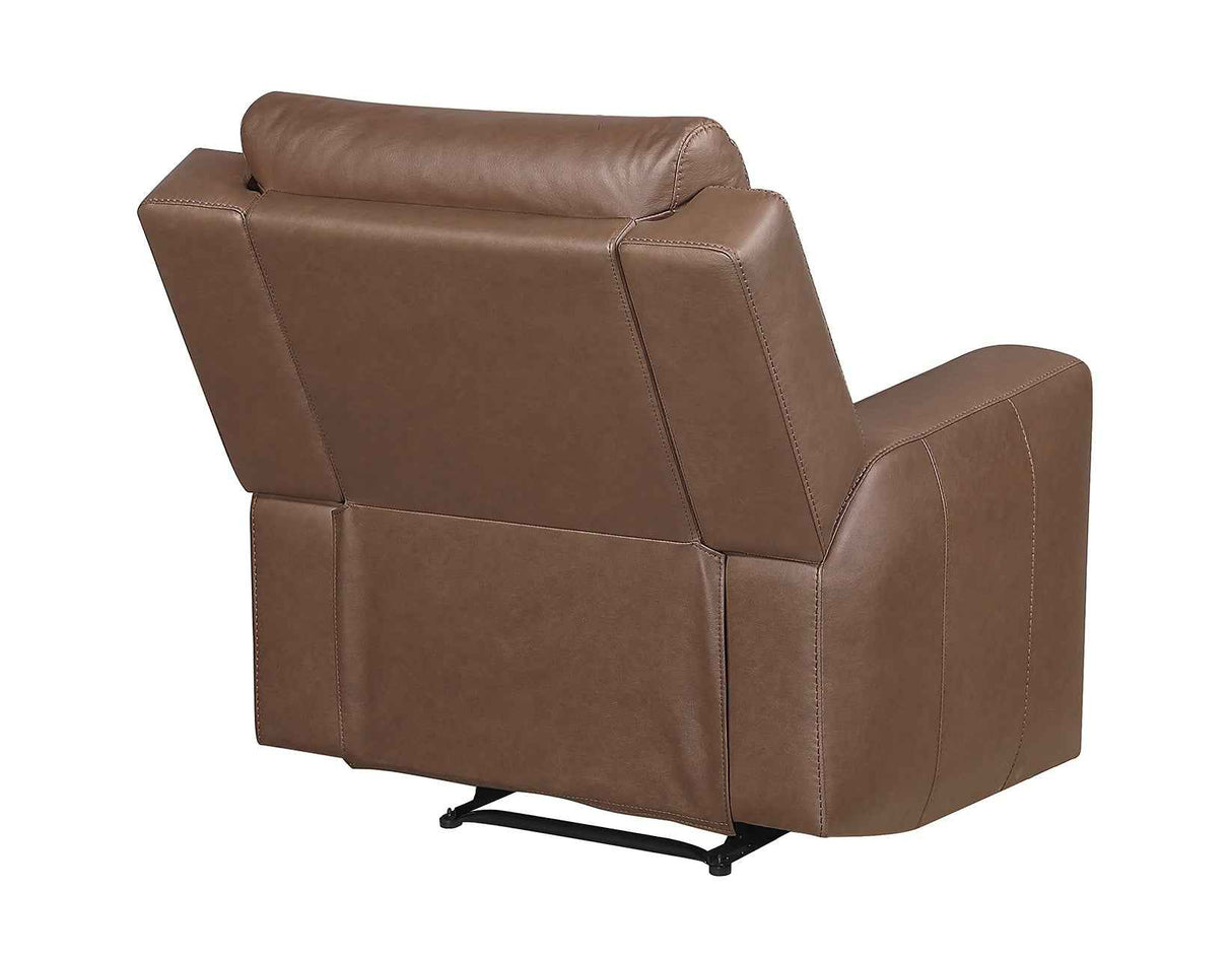 Barron Brown Manual Recliner by Steve Silver at Eve Furniture