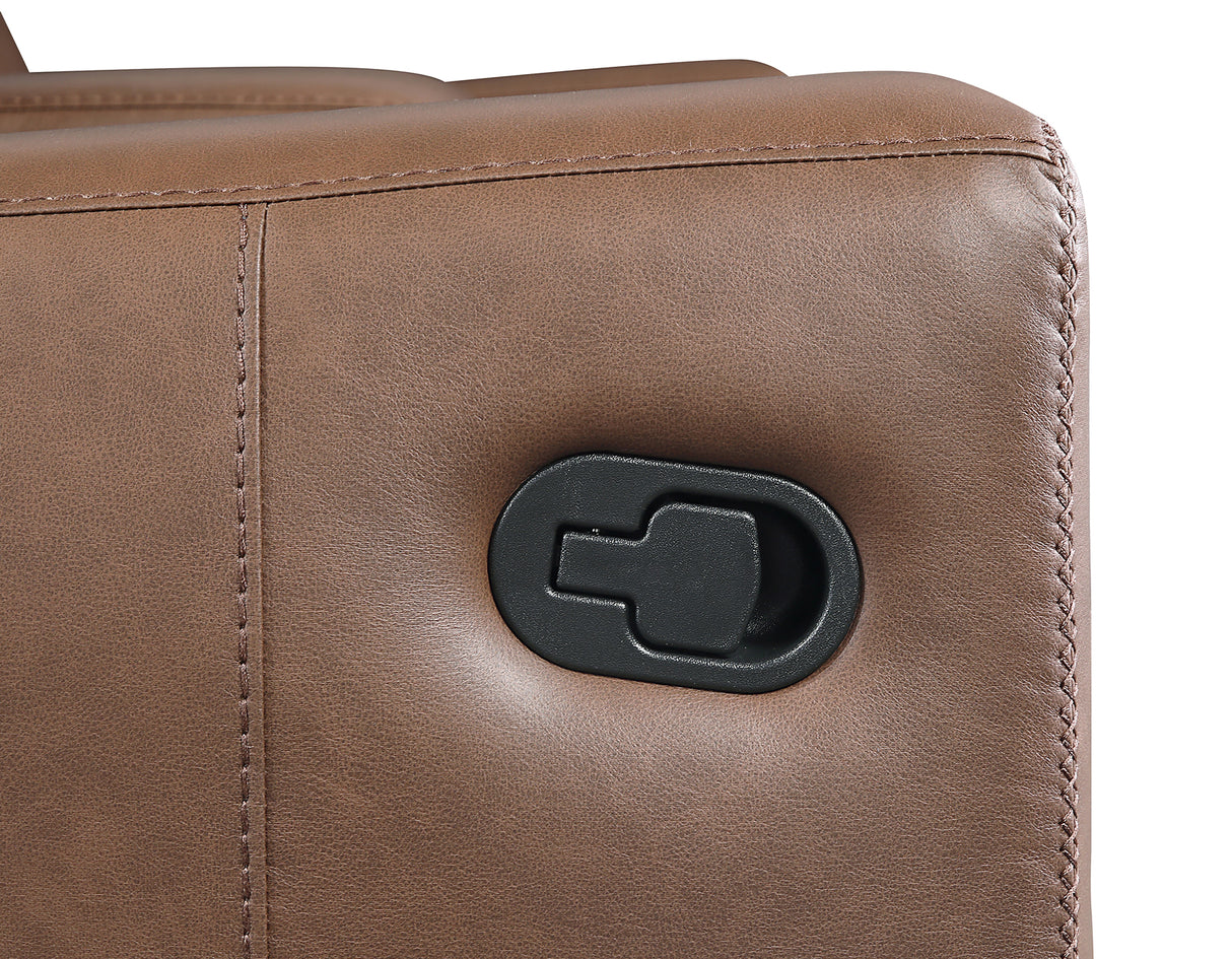 Barron Brown Manual Reclining Living Room Set by Steve Silver at Eve Furniture