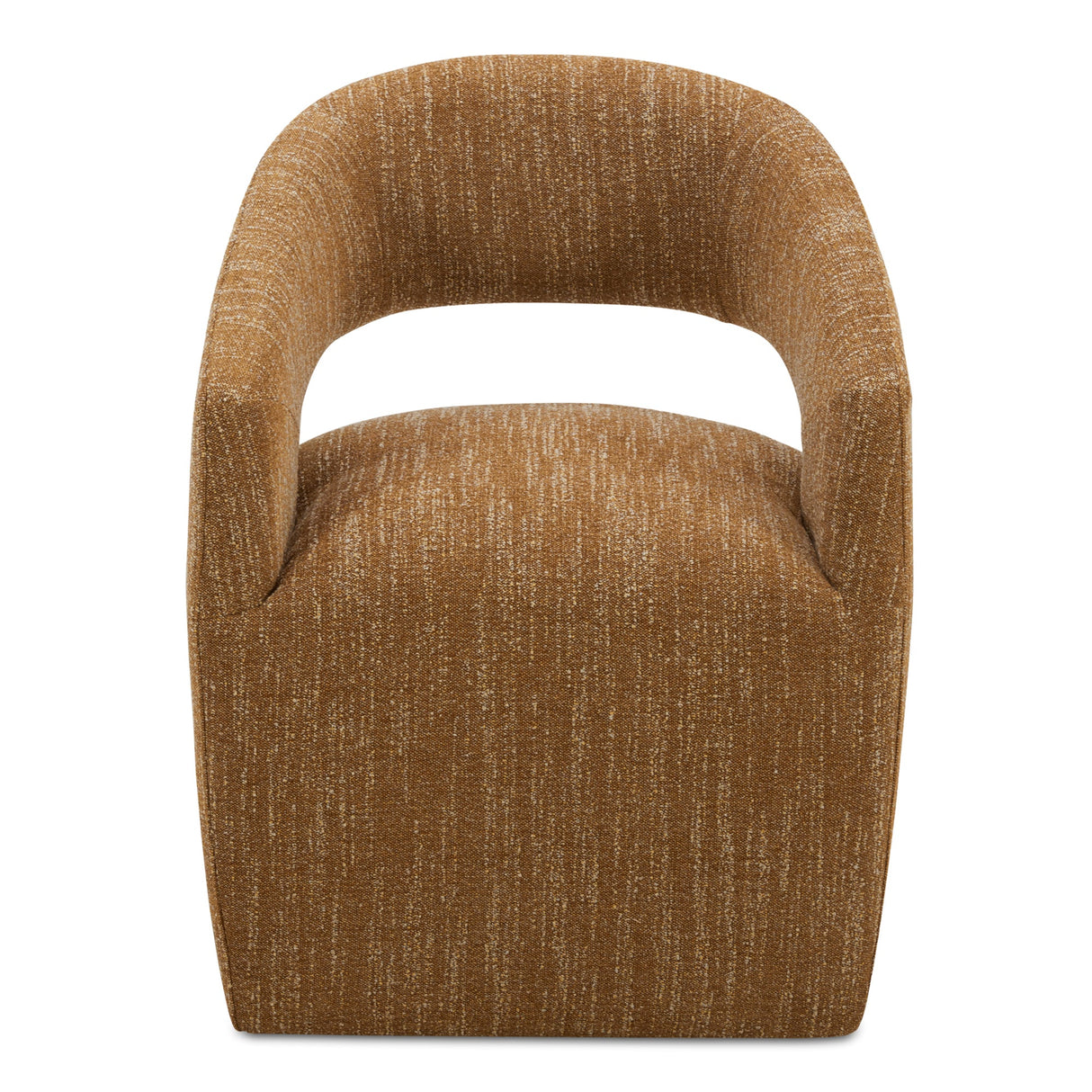 Barrow Amber Glow Rolling Dining Chair by MOES at Eve Furniture