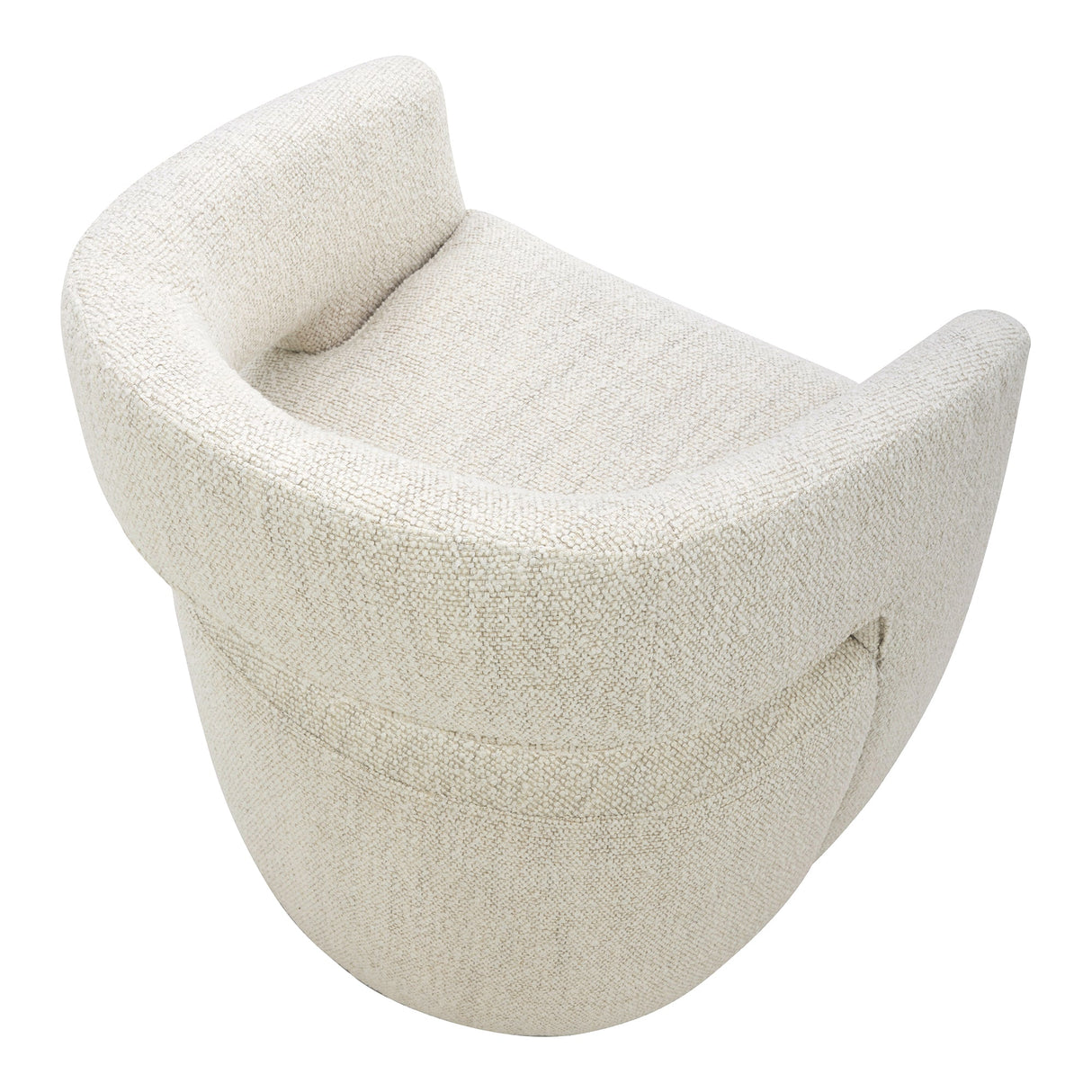 Barrow White Mist Rolling Dining Chair by MOES at Eve Furniture