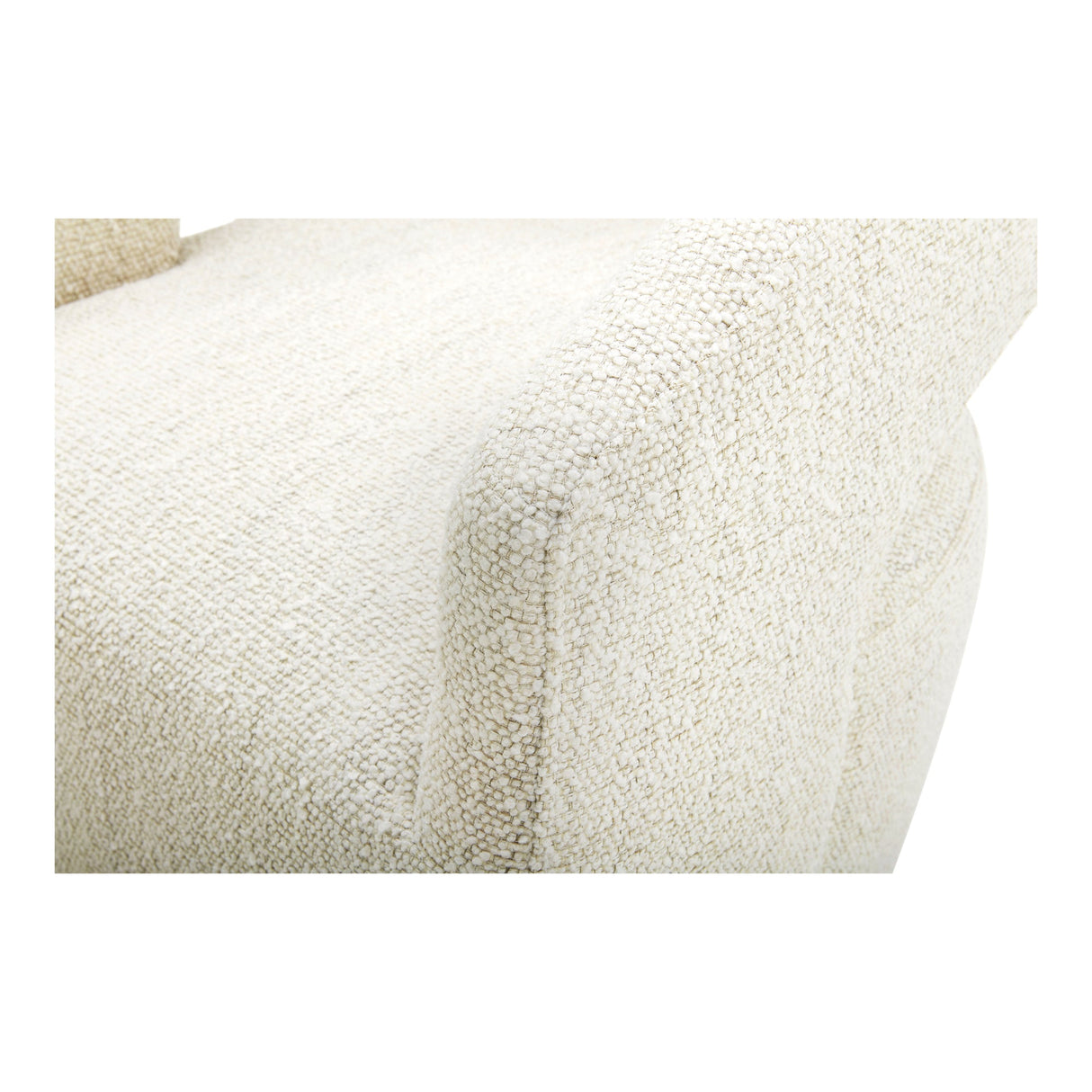 Barrow White Mist Rolling Dining Chair by Moe's Home at Eve Furniture