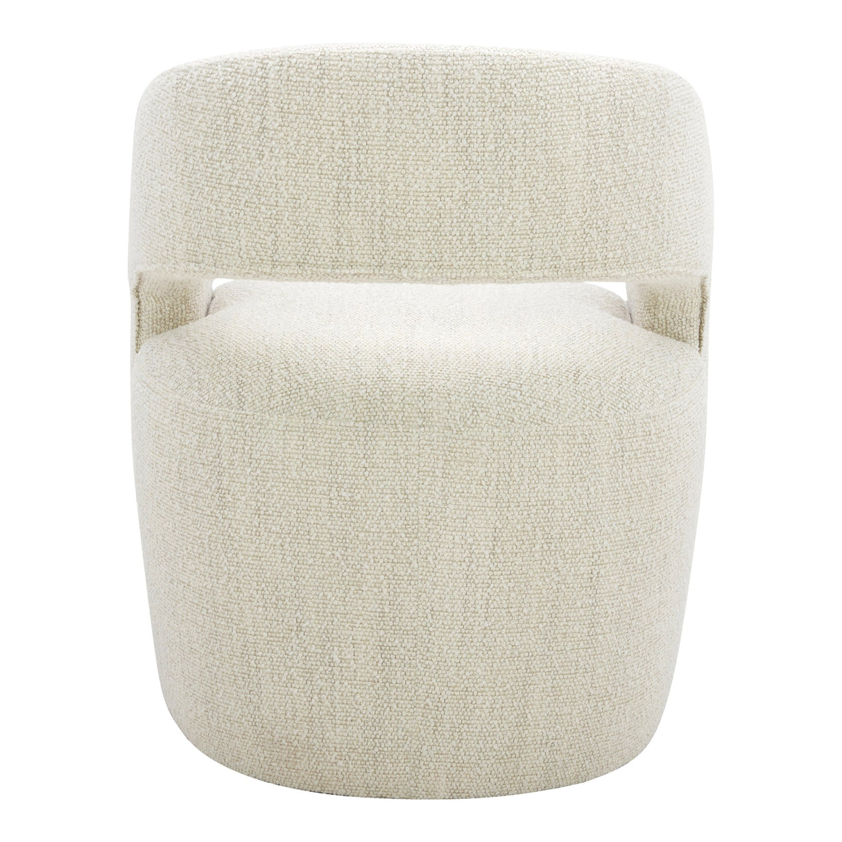 Barrow White Mist Rolling Dining Chair by Moe's Home at Eve Furniture