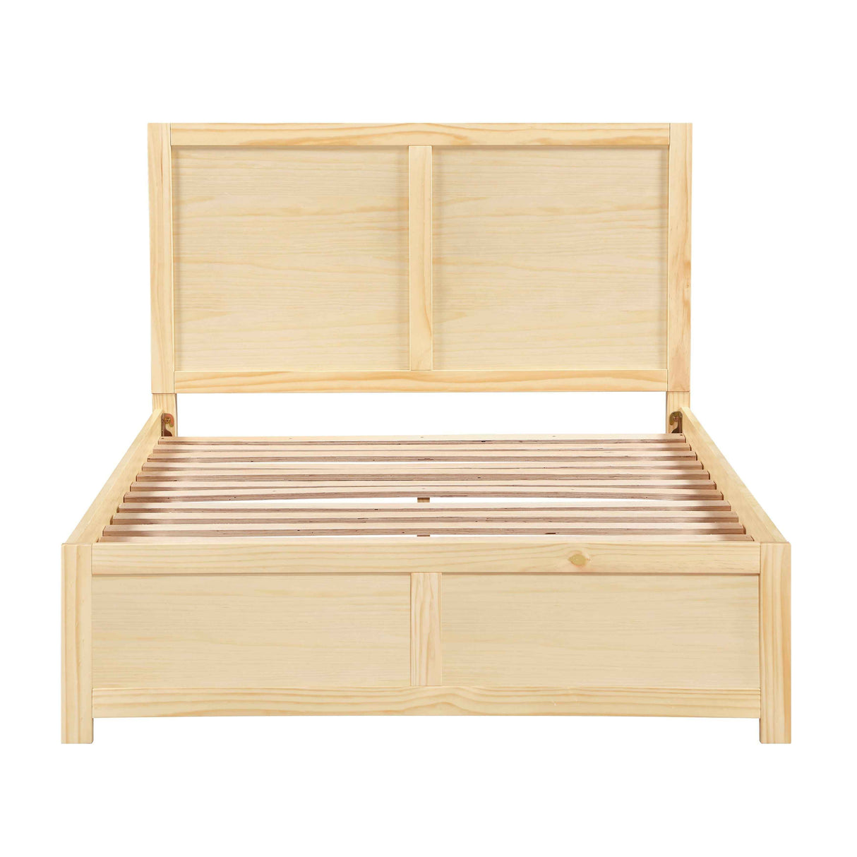 Bartly Natural Pine Full Platform Bed