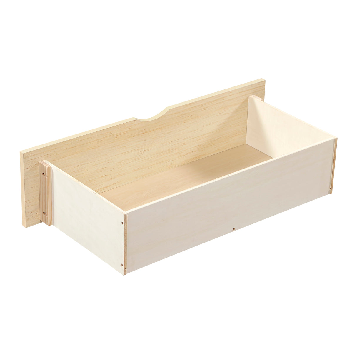 Bartly Natural Pine Full Platform Bed