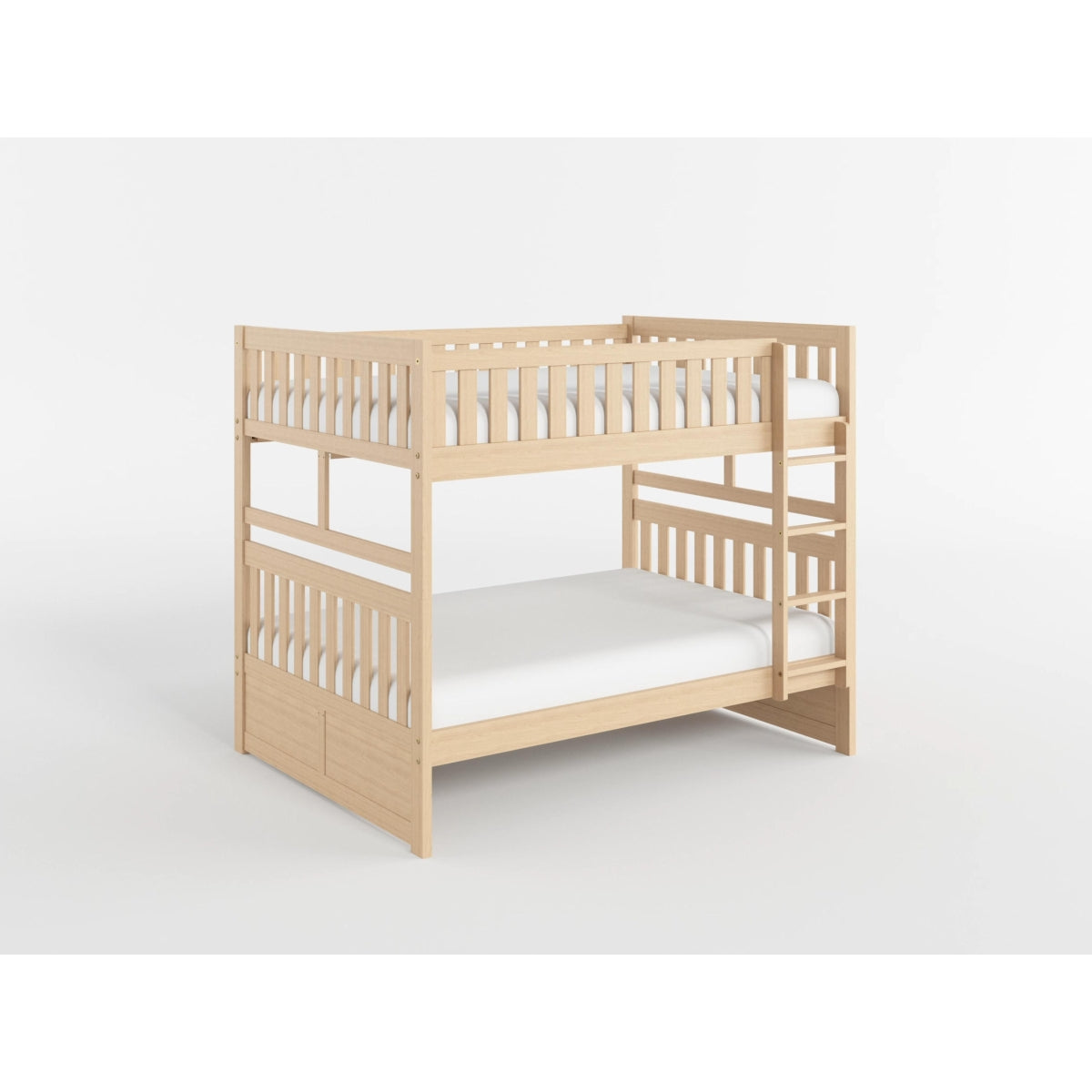 Bartly Natural Pine Full Platform Bed