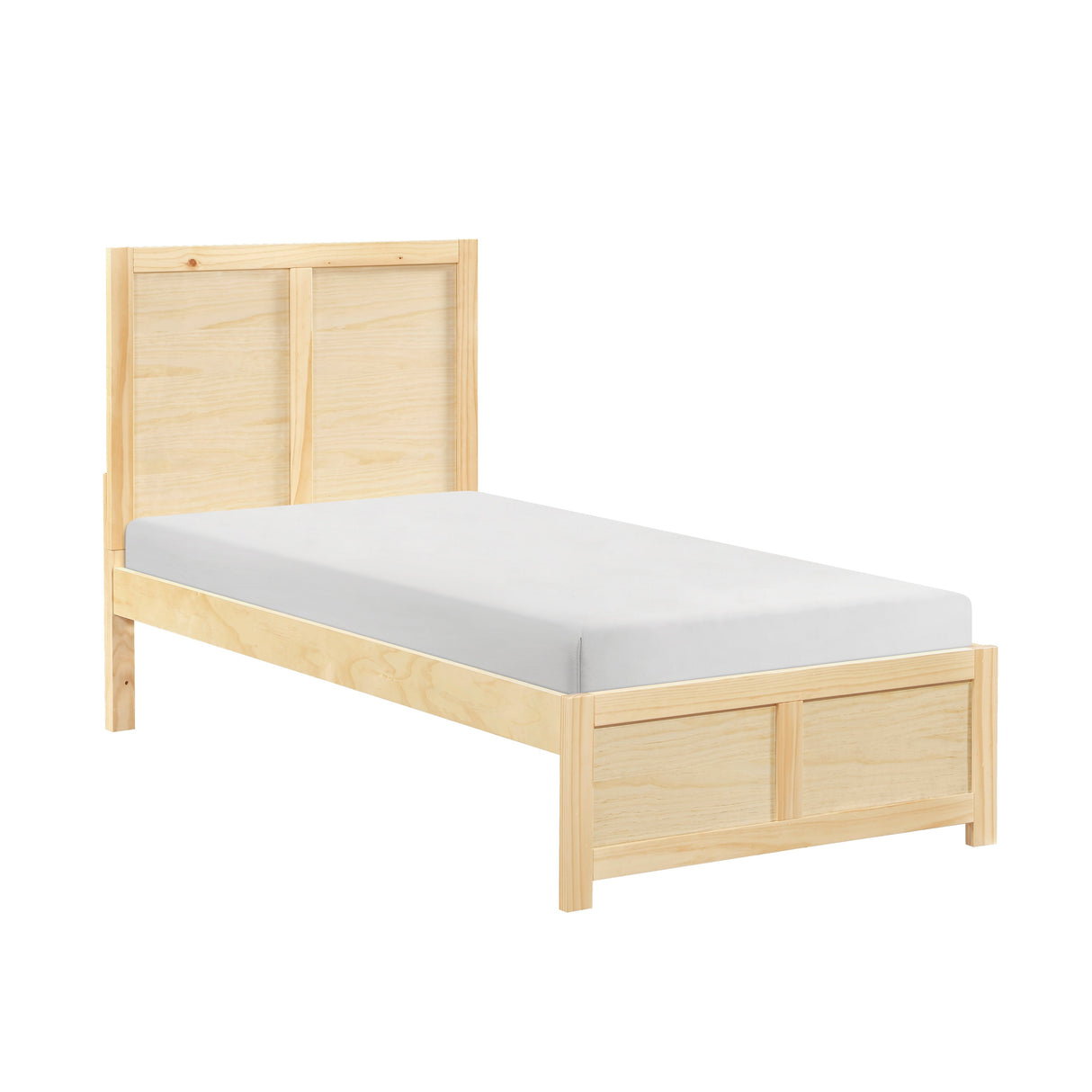 Bartly Natural Pine Twin Platform Bed