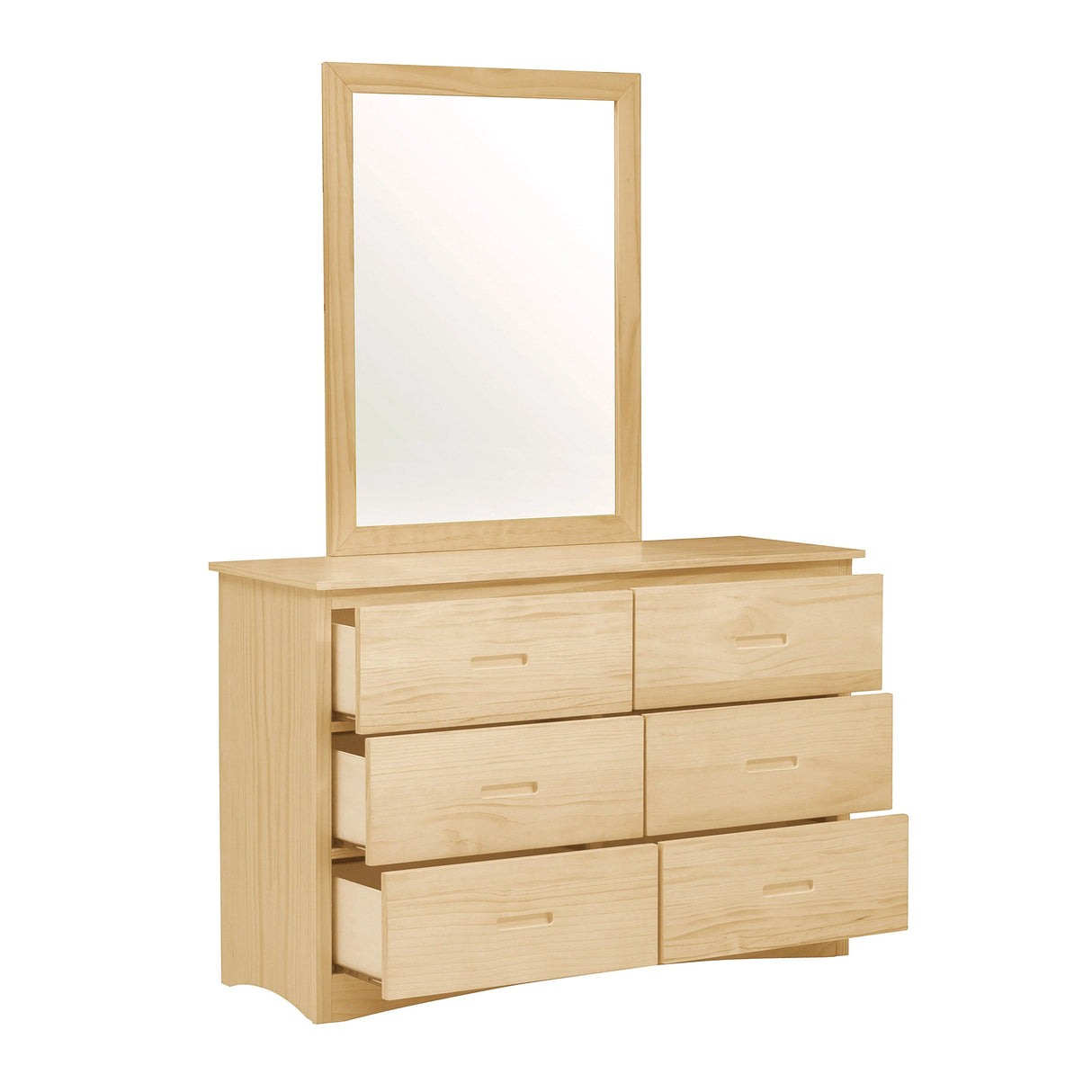 Bartly Pine Mirror (Mirror Only) by Homelegance at Eve Furniture