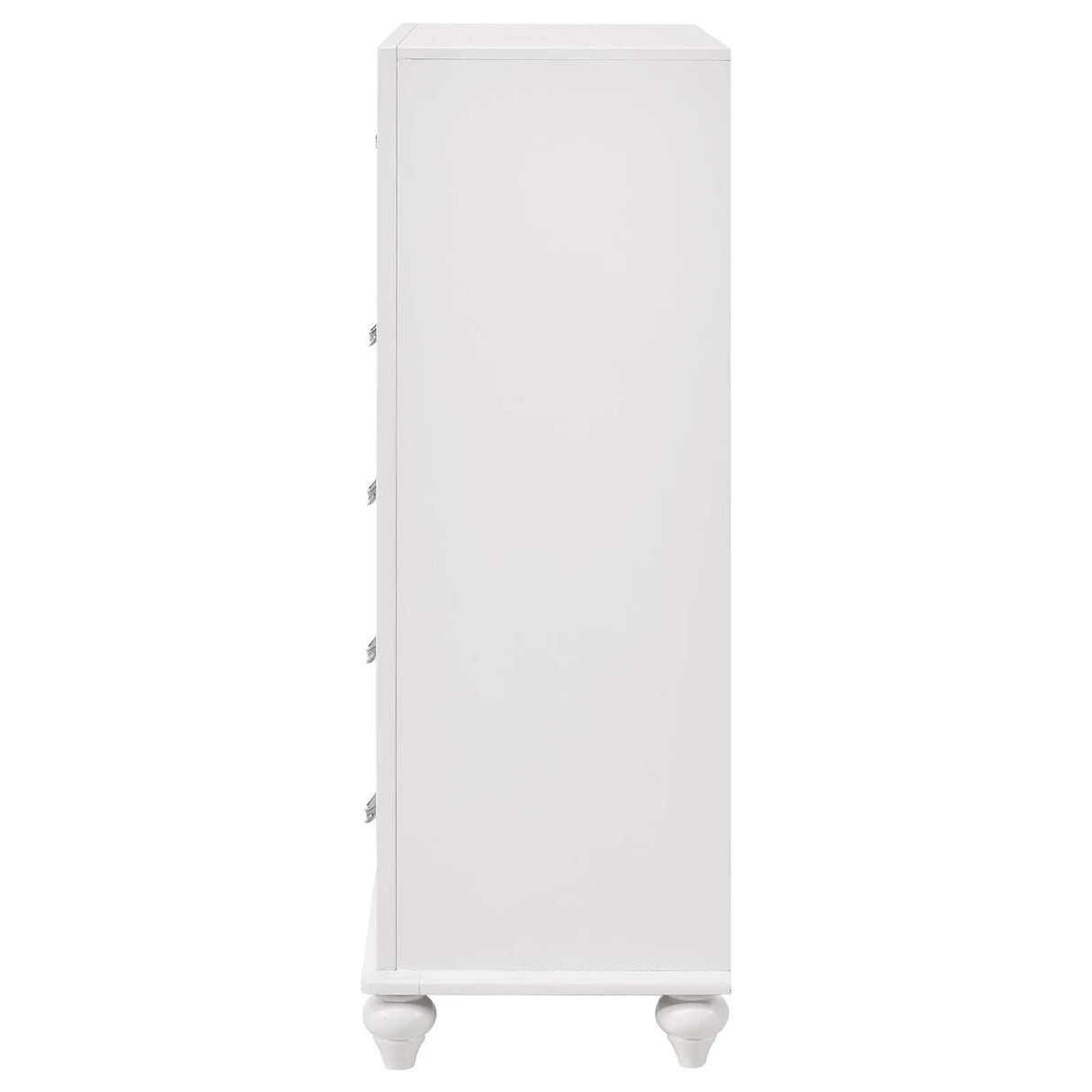 Barzini White 5-Drawer Chest by Coaster at Eve Furniture