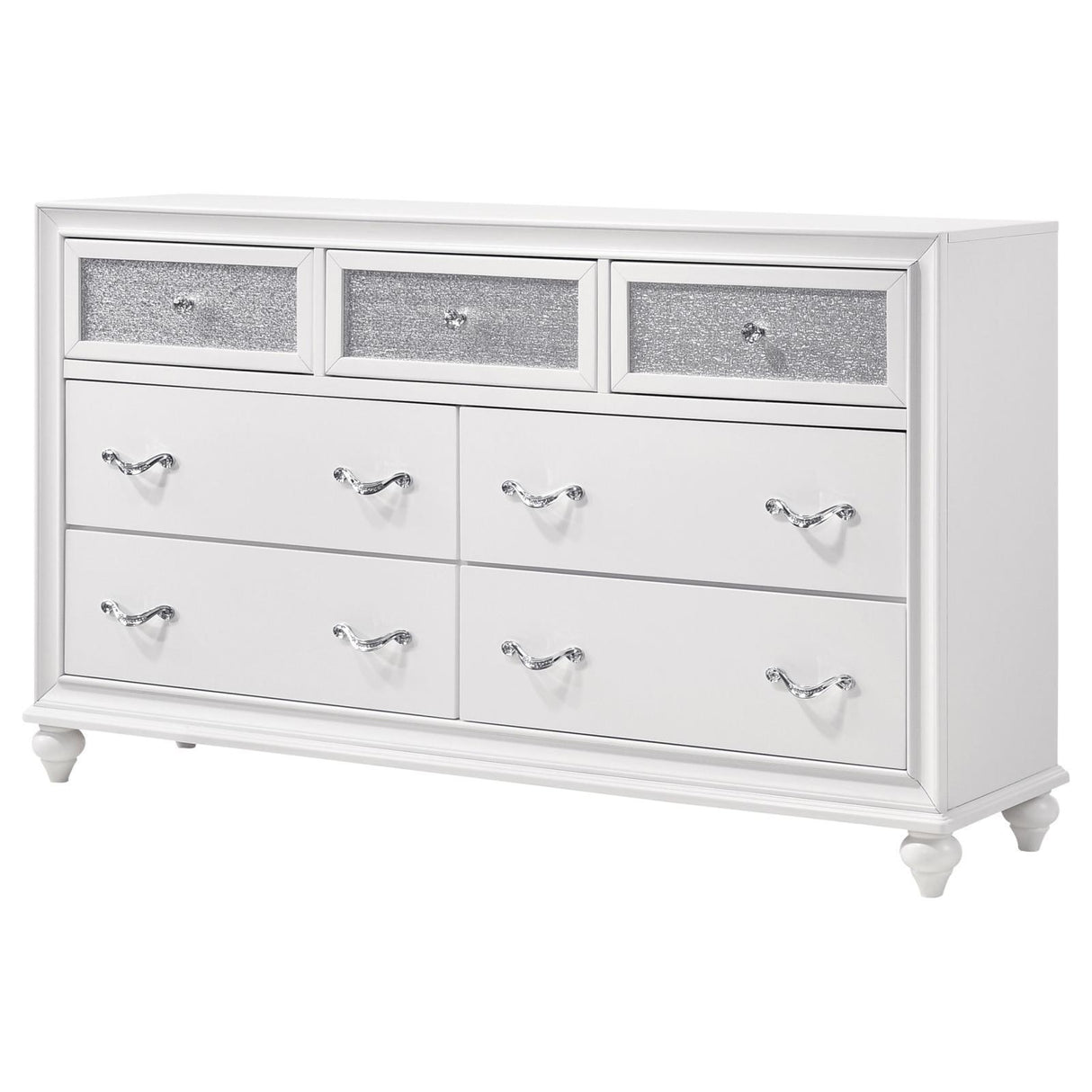 Barzini White 7-Drawer Dresser by Coaster at Eve Furniture