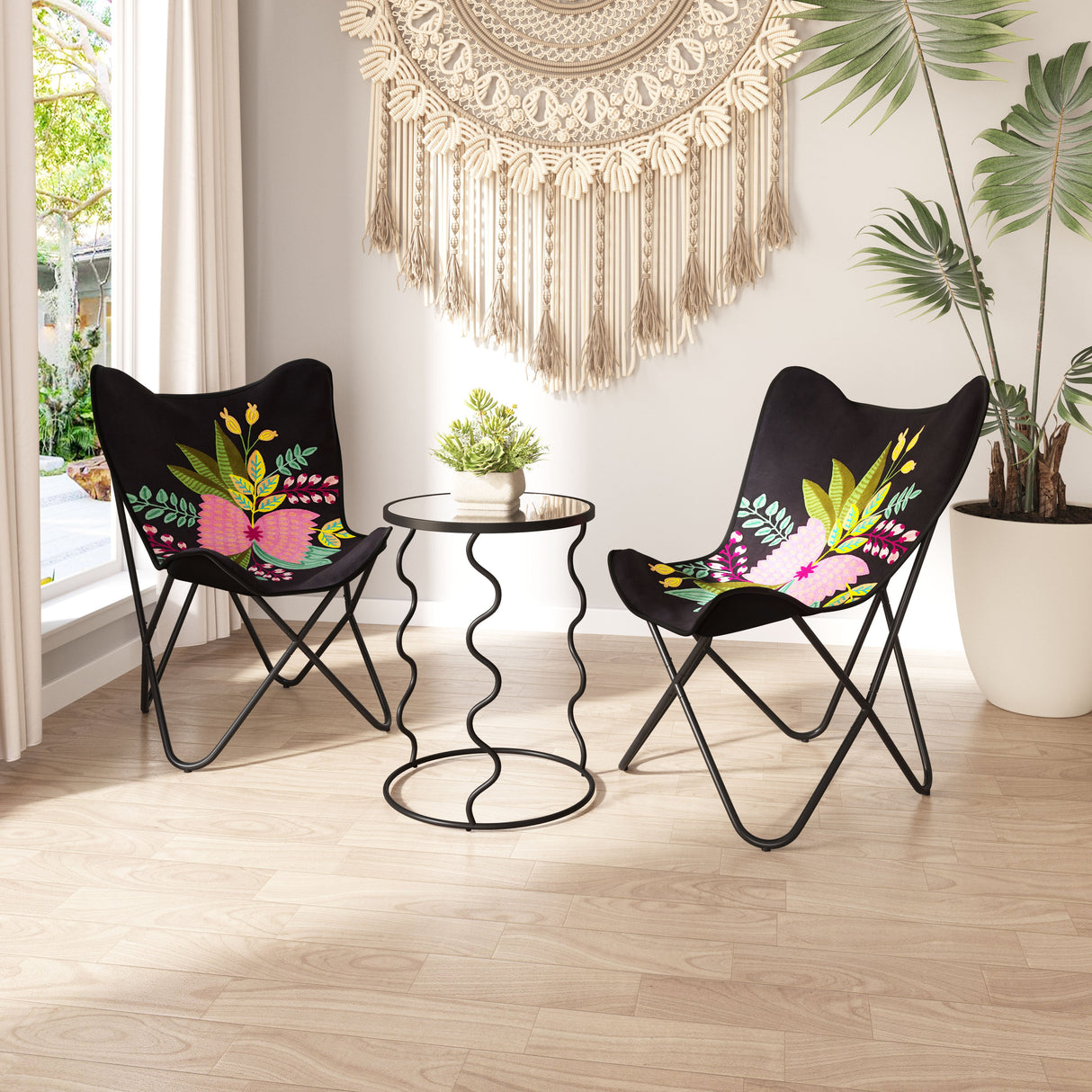 Bastia Black Side Table by Zuomod at Eve Furniture