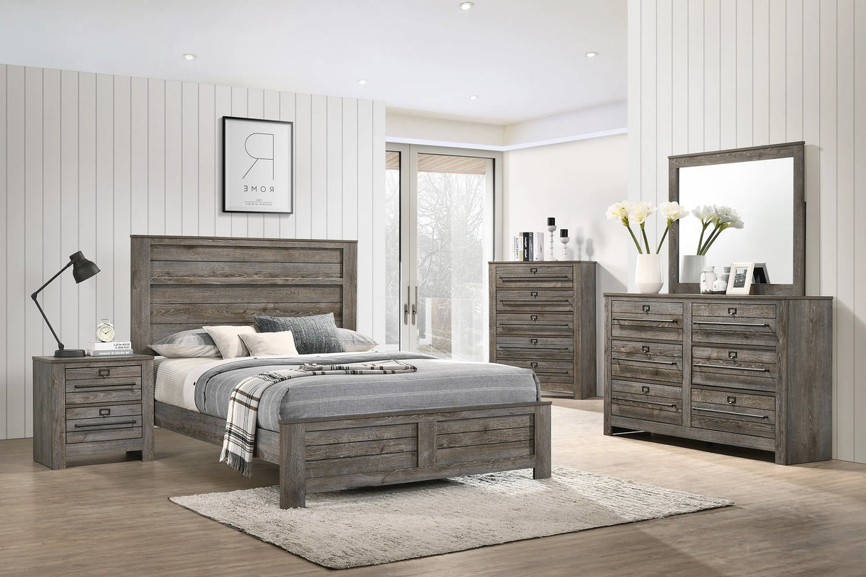 Bateson Brown Bedroom Mirror (Mirror Only) by Crown Mark at Eve Furniture