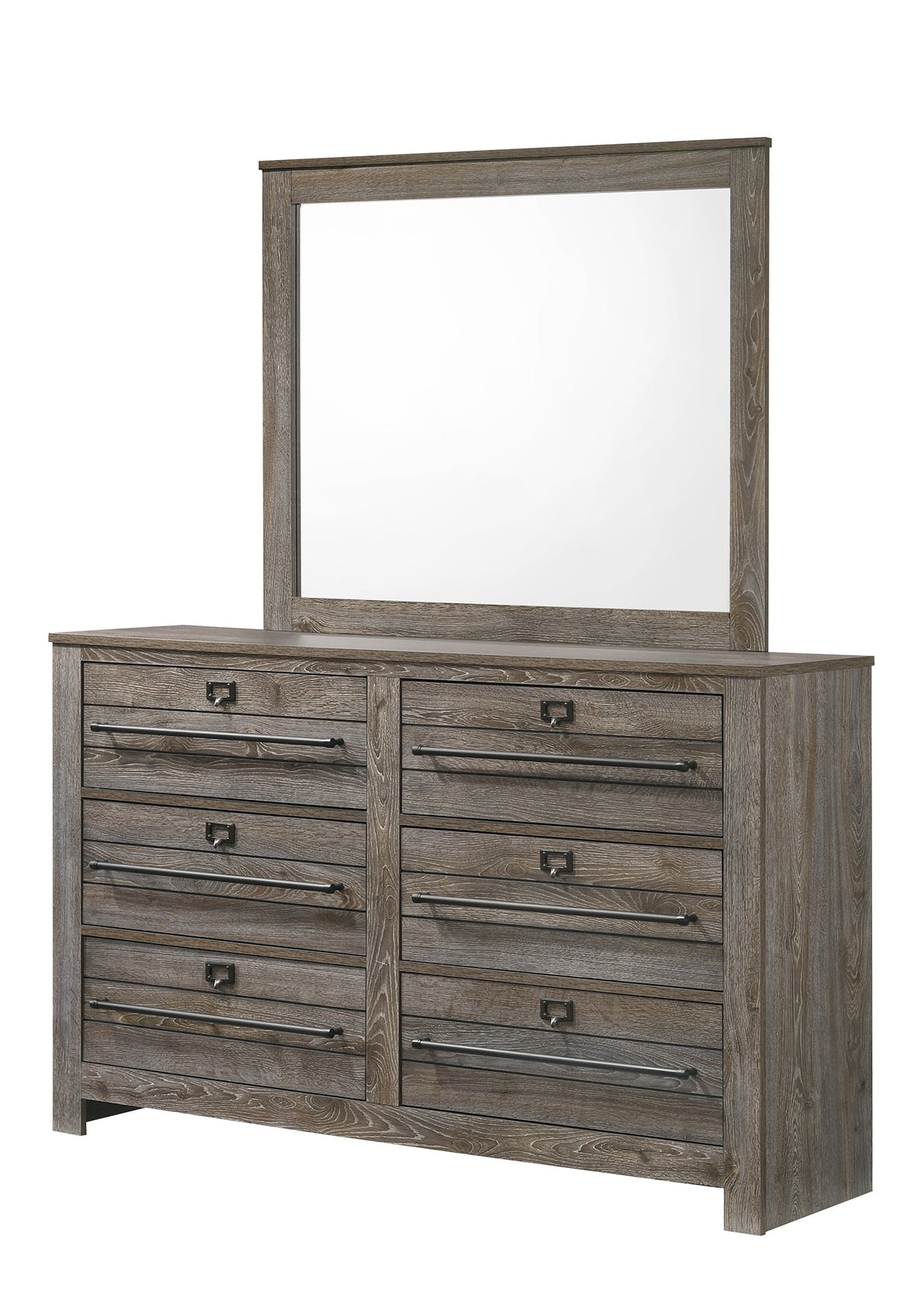 Bateson Brown Bedroom Mirror (Mirror Only) by Crown Mark at Eve Furniture