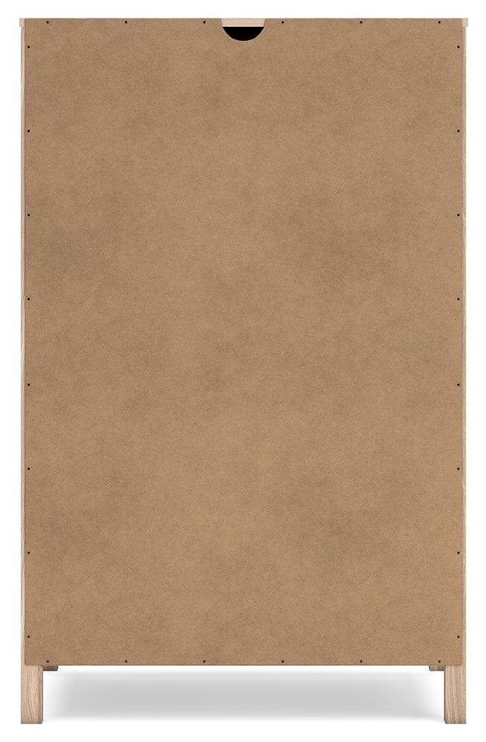 Battelle Tan Chest of Drawers by Ashley at Eve Furniture