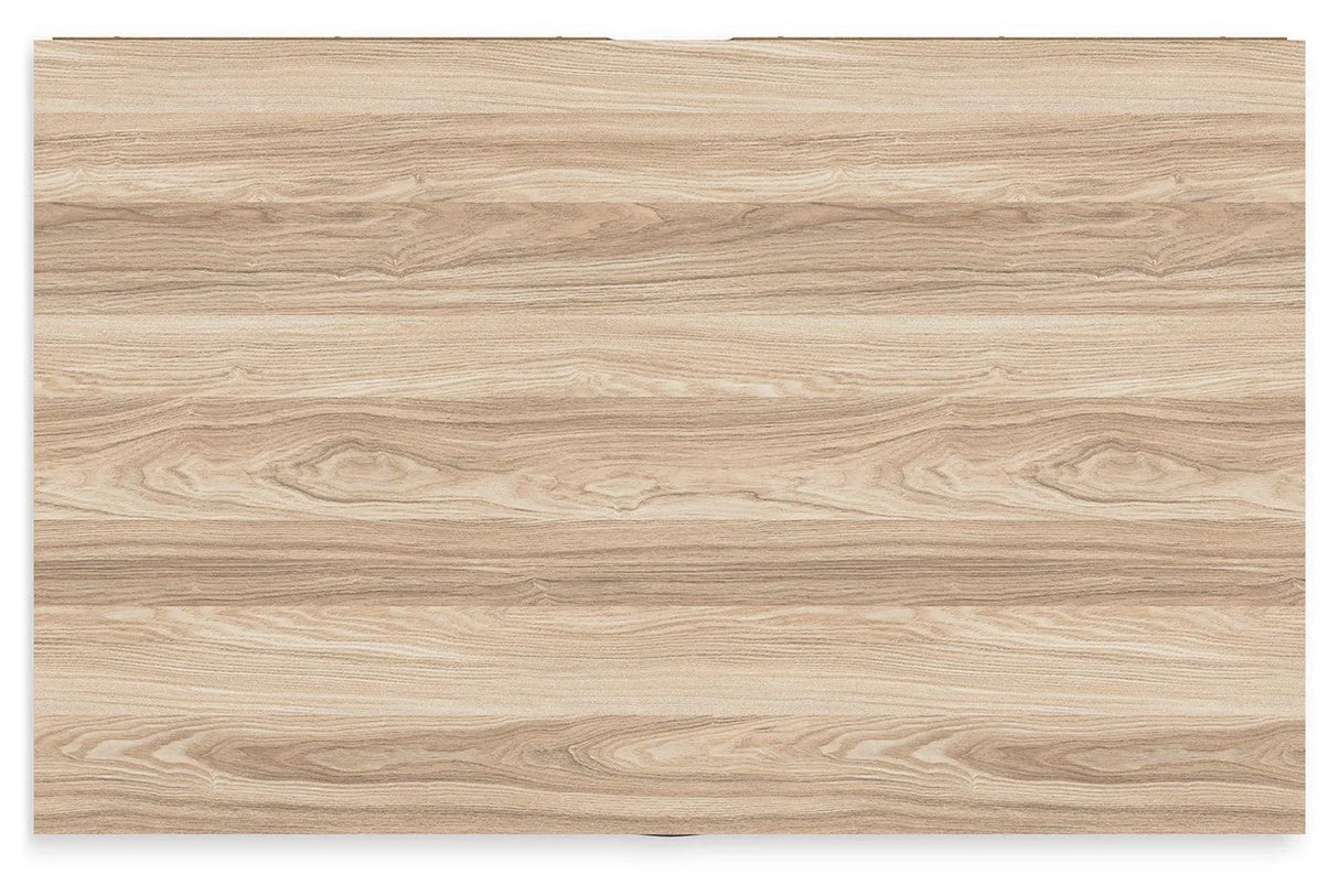 Battelle Tan Chest of Drawers by Ashley at Eve Furniture