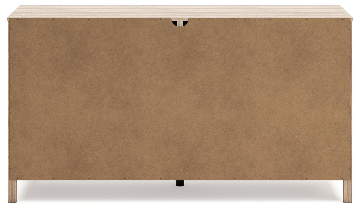 Battelle Tan Dresser by Ashley at Eve Furniture