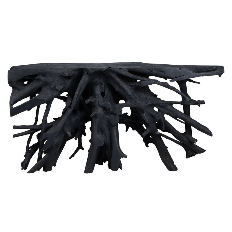 Batu Black Console Table by Crestview at Eve Furniture