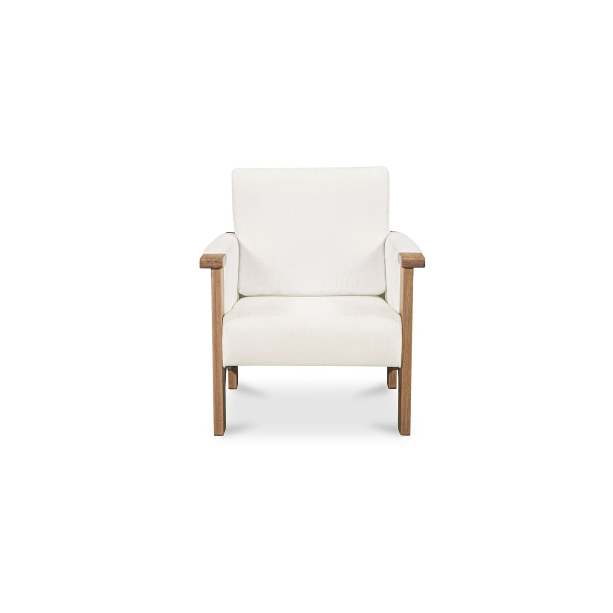 Bauer Cream/Natural Accent Chair by Moe's Home at Eve Furniture