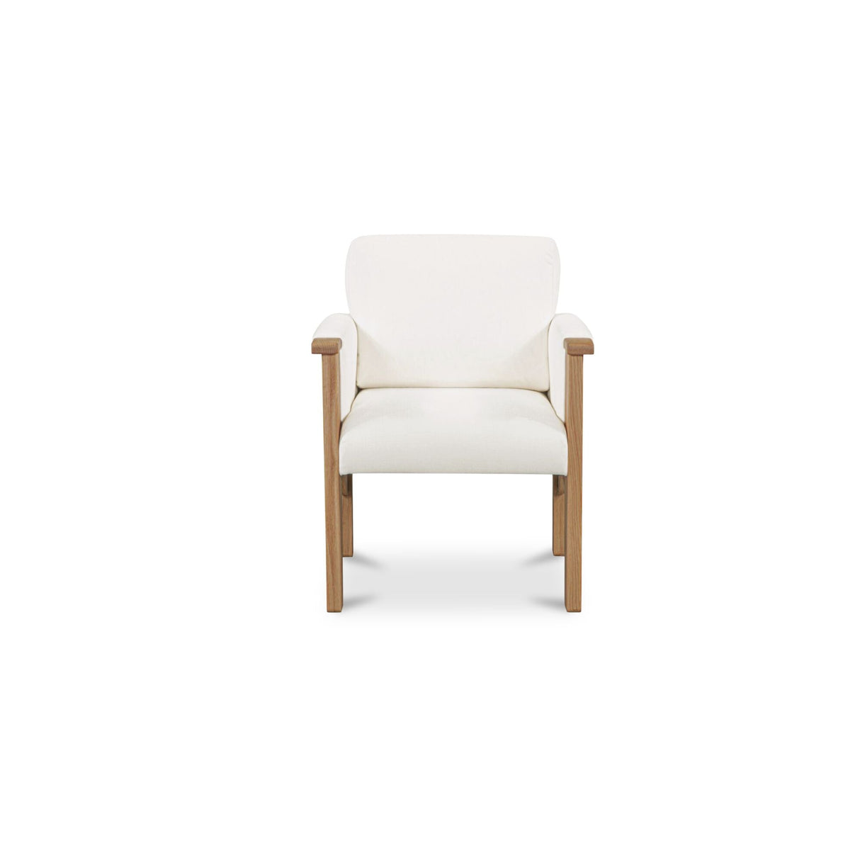 Bauer Cream/Natural Dining Chair by Moe's Home at Eve Furniture