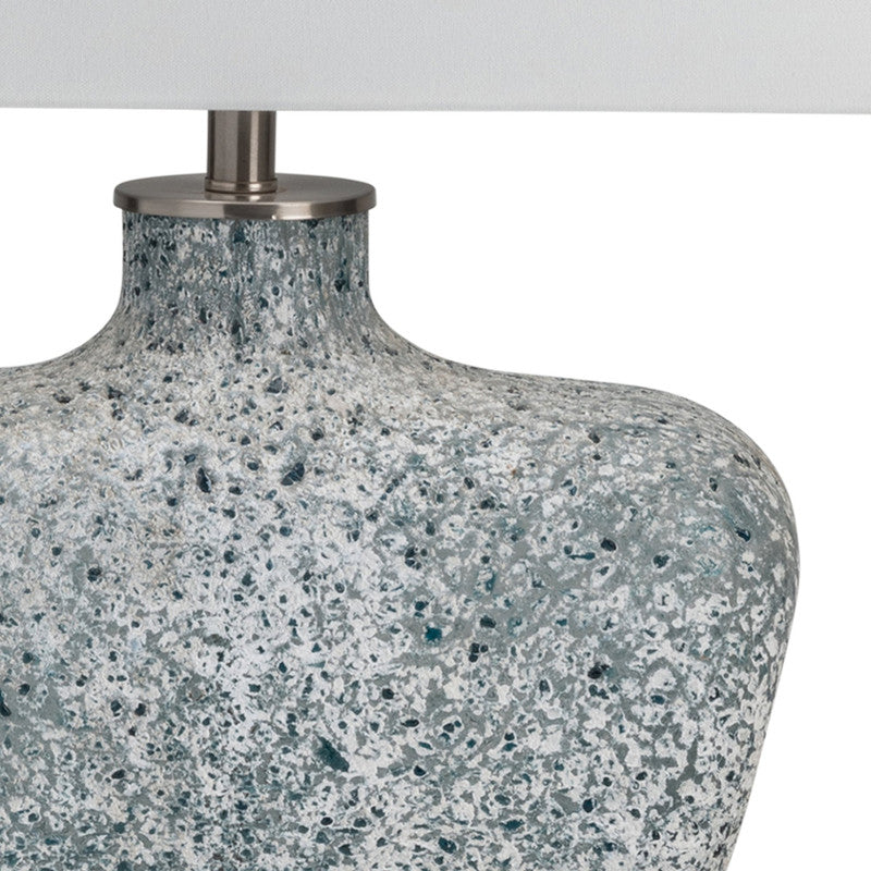 Bauer Grey/White Table Lamp by Crestview at Eve Furniture