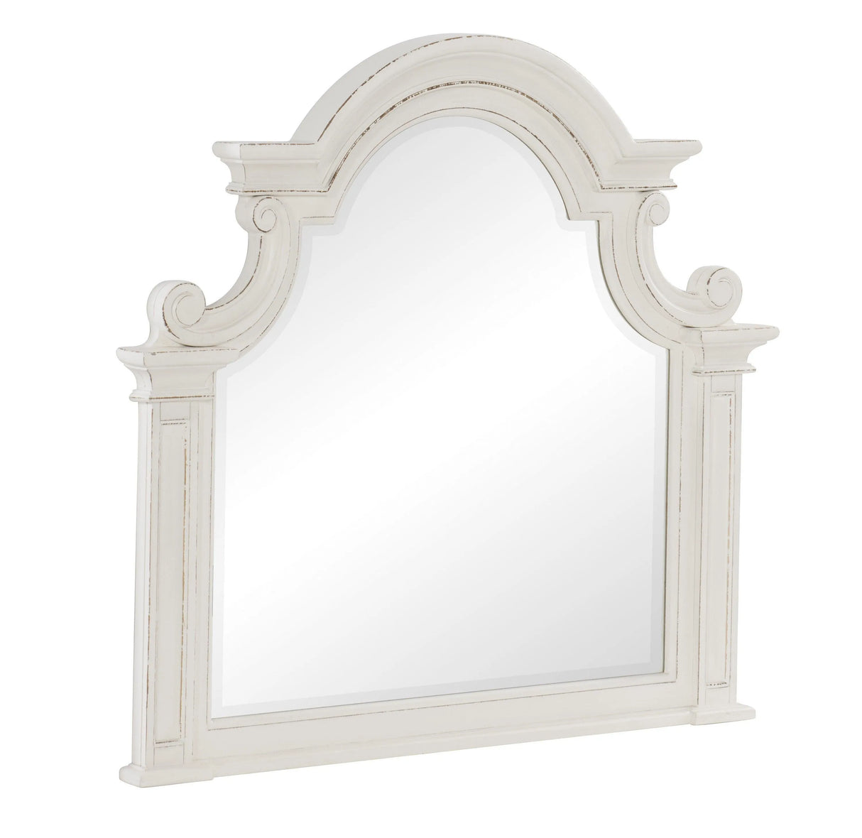 Baylesford Antique White Mirror (Mirror Only) by Homelegance at Eve Furniture