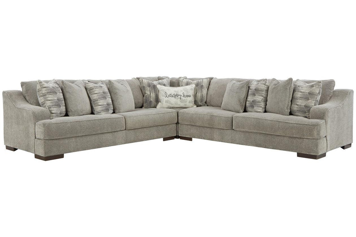 Bayless Smoke 3-Piece Sectional by Ashley at Eve Furniture