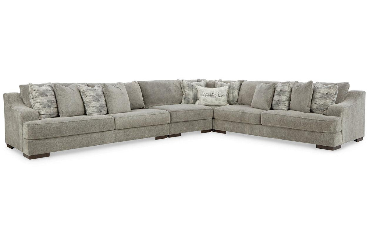Bayless Smoke 4-Piece Sectional by Ashley at Eve Furniture