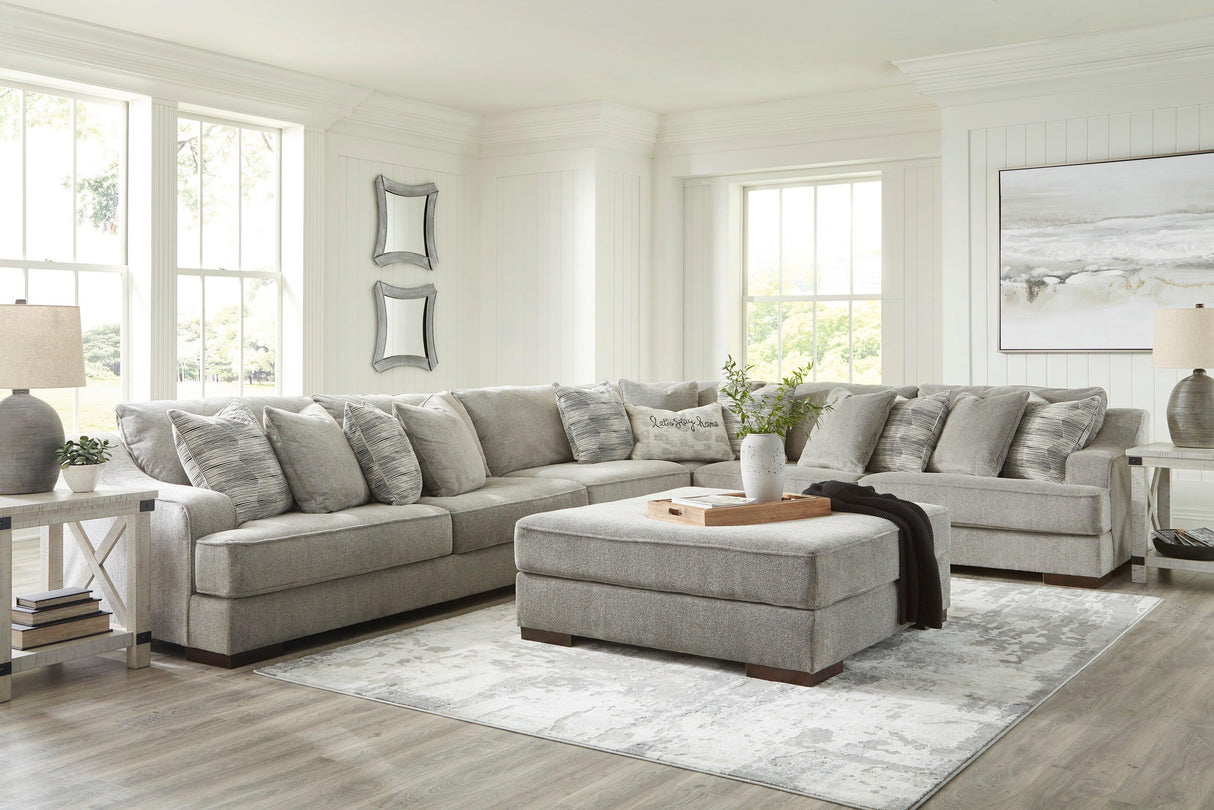 Bayless Smoke 4-Piece Sectional by Ashley at Eve Furniture