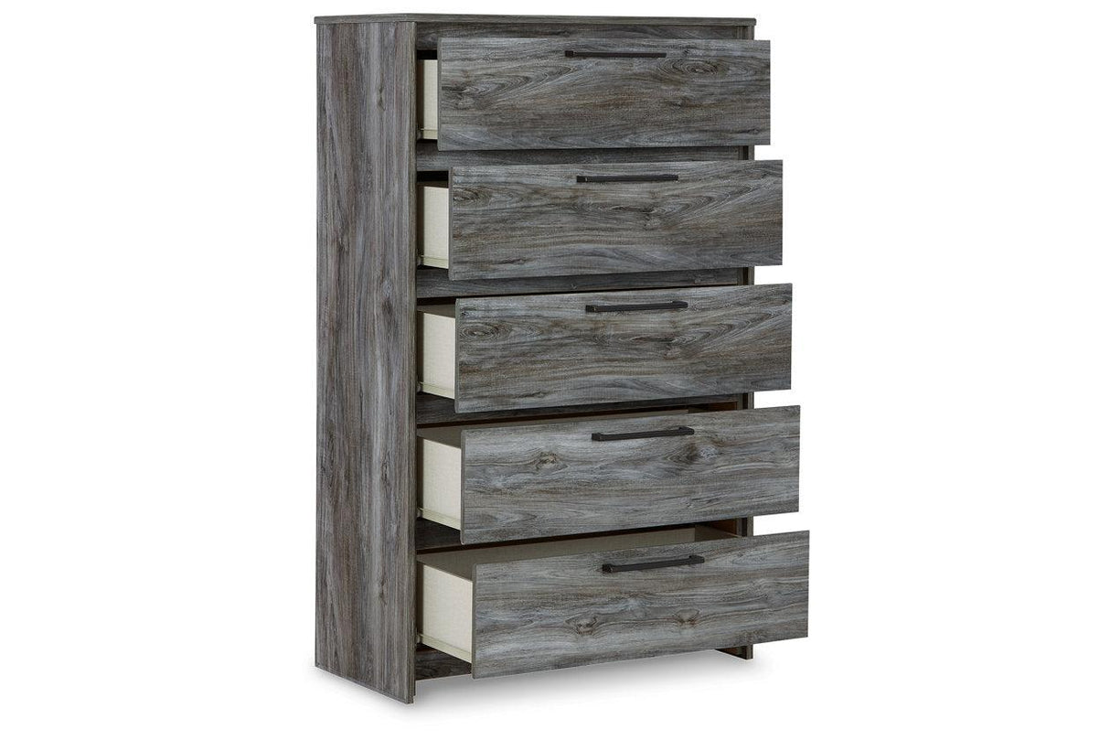 Baystorm Gray Chest of Drawers by Ashley at Eve Furniture