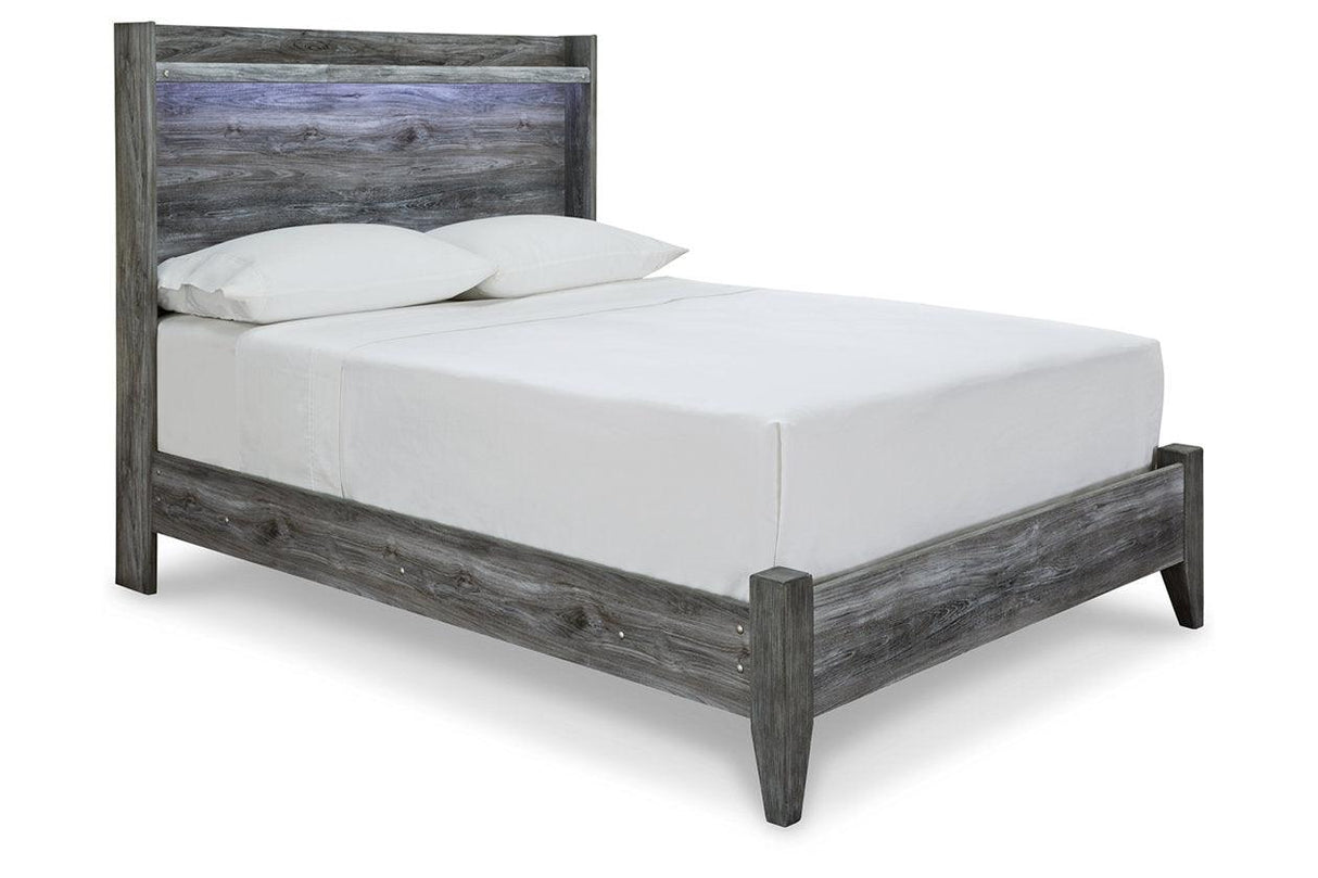Baystorm Gray Full Panel Bed by Ashley at Eve Furniture