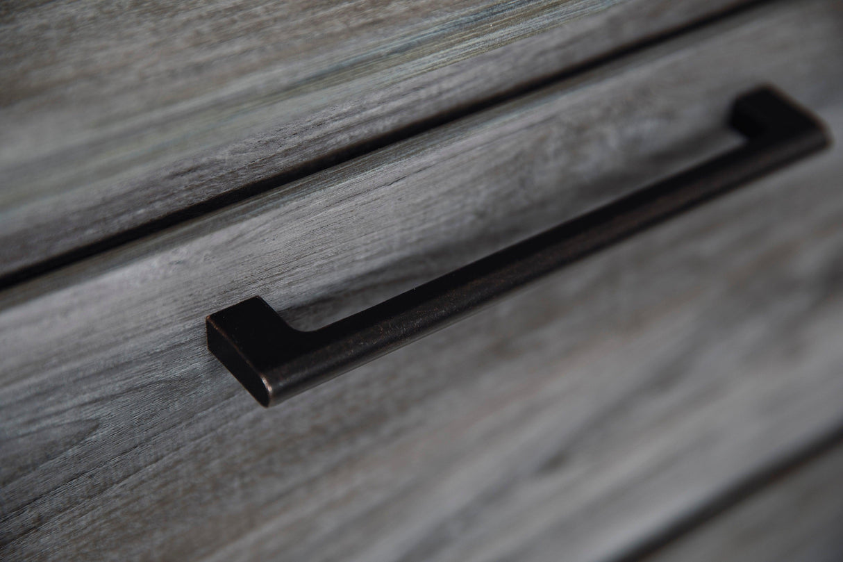 Baystorm Gray LED Panel Bedroom Set by Ashley at Eve Furniture