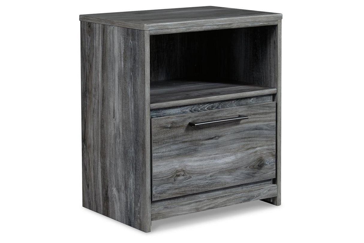 Baystorm Gray Nightstand by Ashley at Eve Furniture