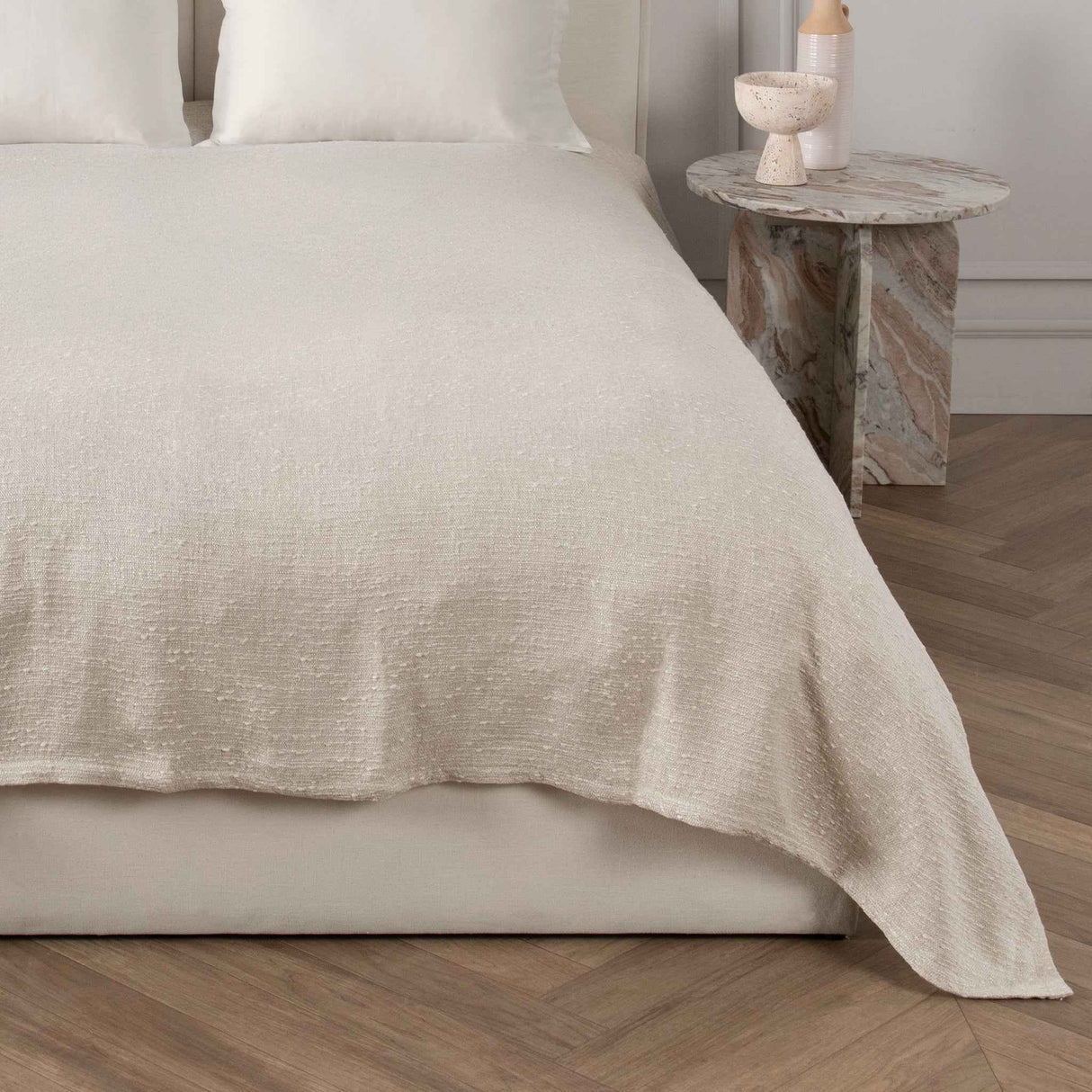 BC Anion Natural King Blanket by Classic Home at Eve Furniture