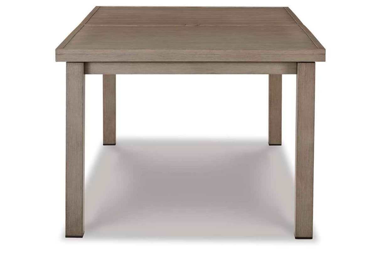 Beach Front Beige Outdoor Dining Table by Ashley at Eve Furniture