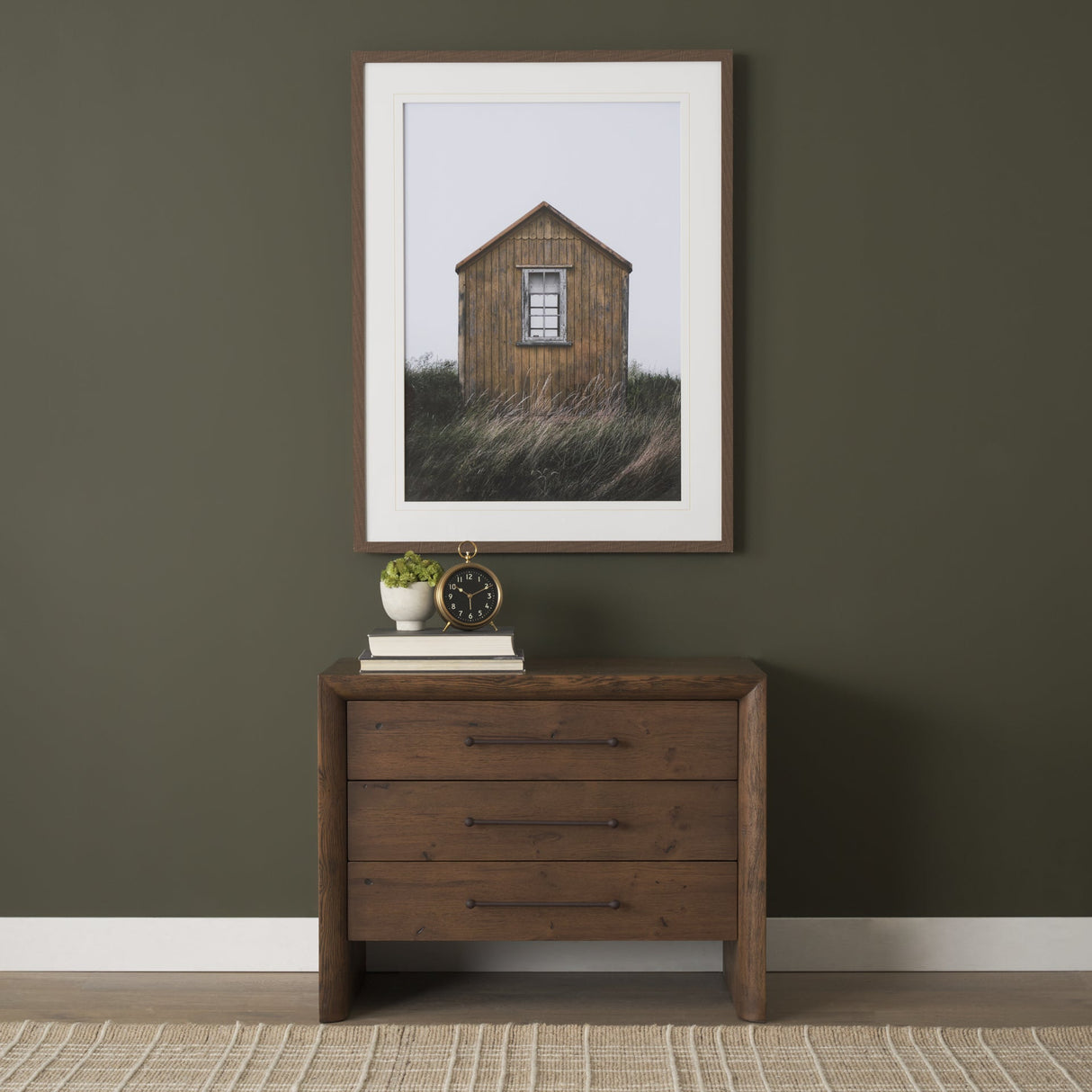 Beach Hut by Lotte Gronkjaer FramedPhoto Print Matted under Glass by Mercana at Eve Furniture