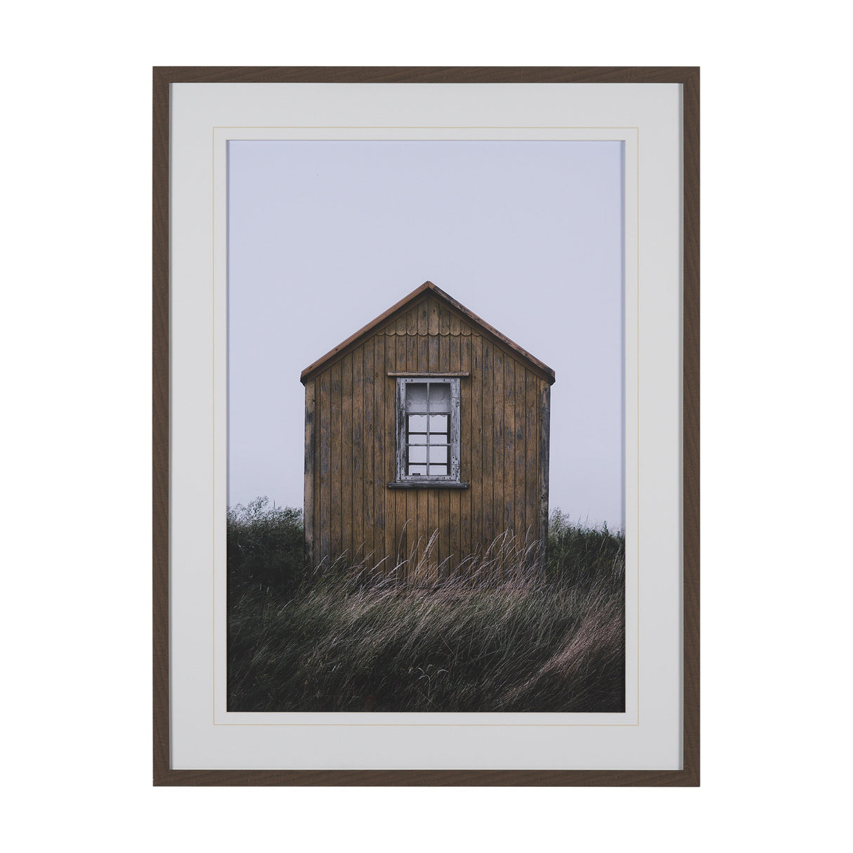 Beach Hut by Lotte Gronkjaer FramedPhoto Print Matted under Glass by Mercana at Eve Furniture