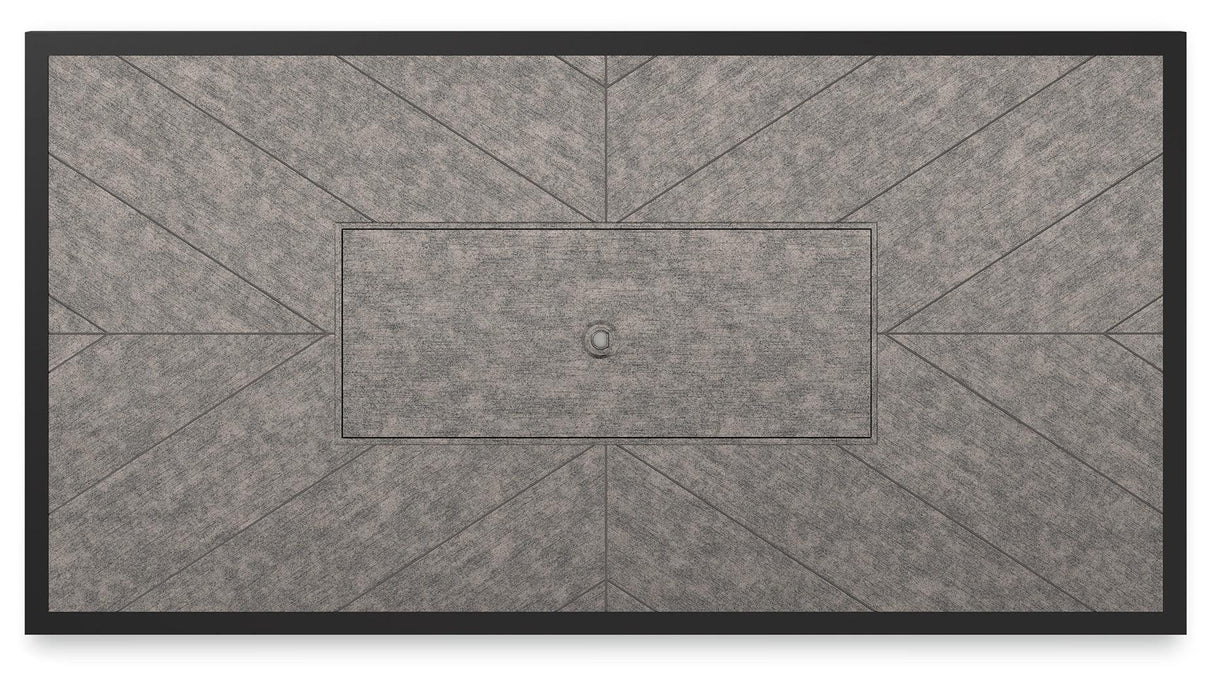 Beachcroft Black/Light Gray Outdoor Fire Pit Table by Ashley at Eve Furniture