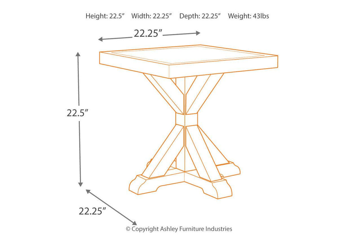 Beachcroft Beige 5-Piece Outdoor Sectional with Coffee Table and 2 End Tables by Ashley at Eve Furniture