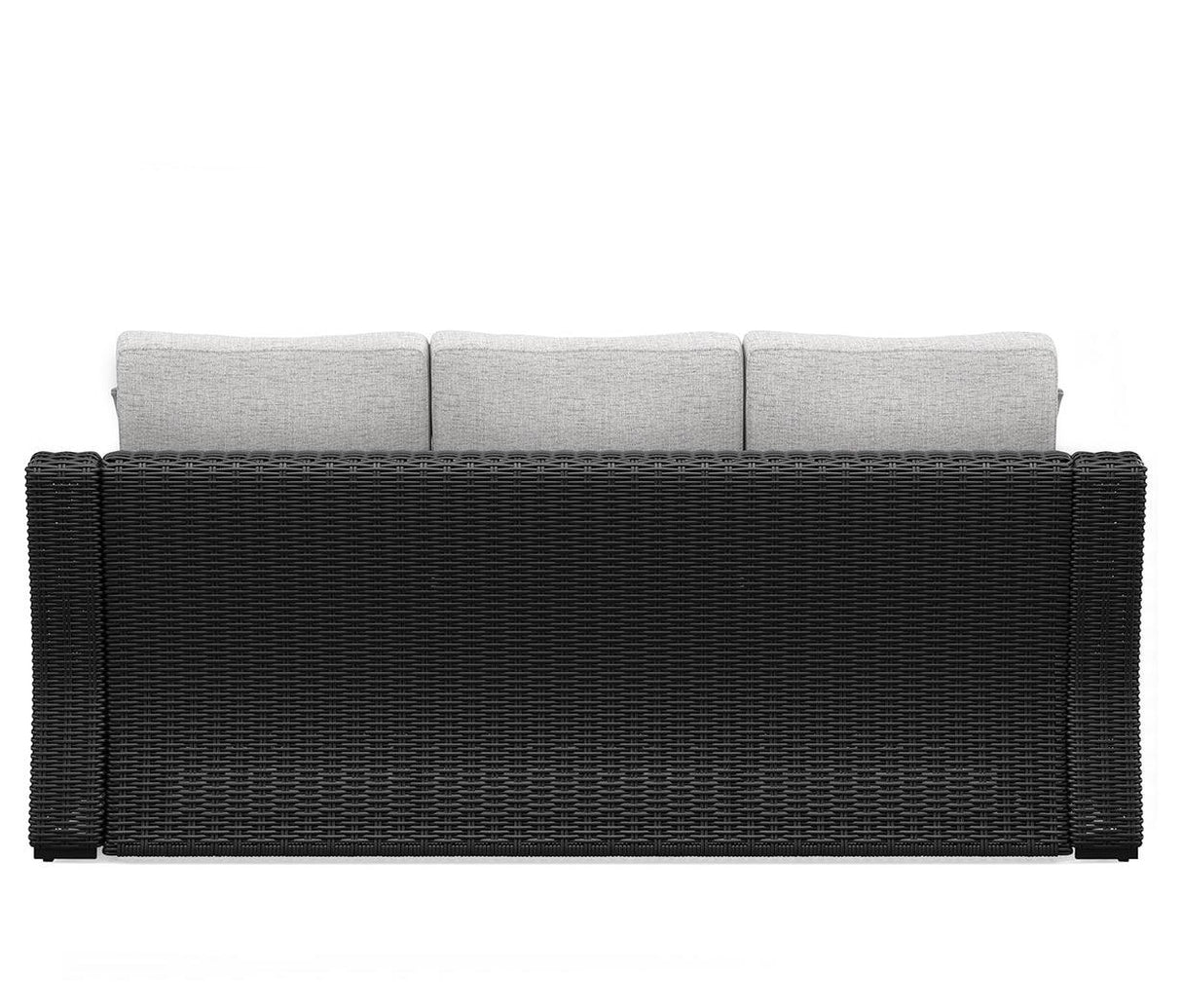 Beachcroft Black/Light Gray Outdoor Sofa by Ashley at Eve Furniture