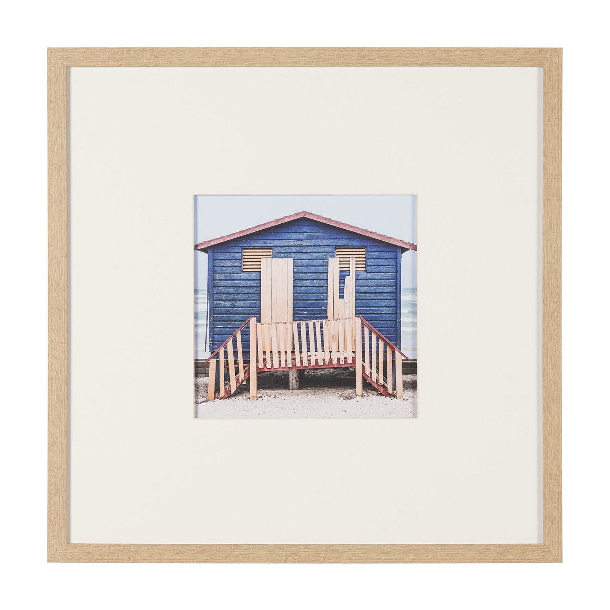 Beachside Retreat by Shot By Clint Framed Photo Print Matted Under Glass by Mercana at Eve Furniture