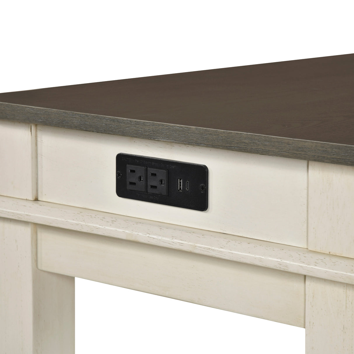 Beacon Walnut/Buttermilk 4-Piece Counter Height Set by Homelegance at Eve Furniture