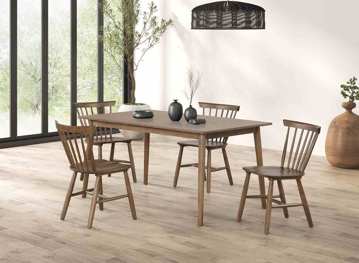 Beale Walnut Dining Table by Furniture of America at Eve Furniture