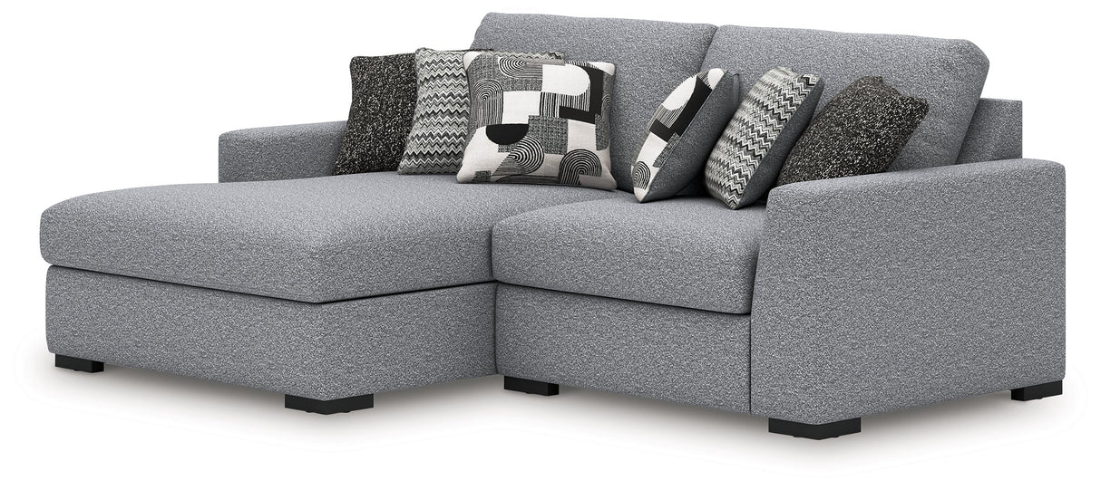 Bealton Salt and Pepper 2-Piece Sectional with LAF Chaise