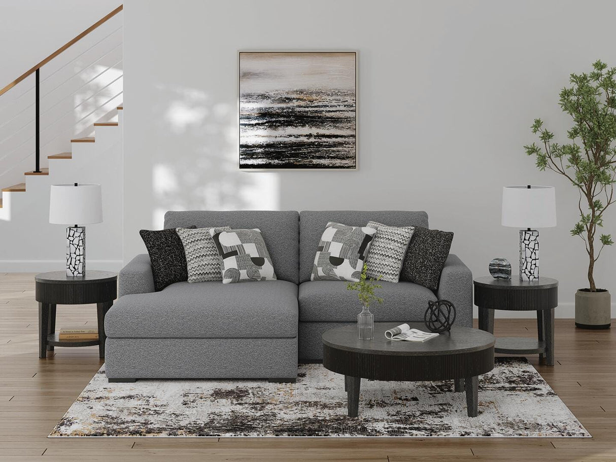 Bealton Salt and Pepper 2-Piece Sectional with LAF Chaise