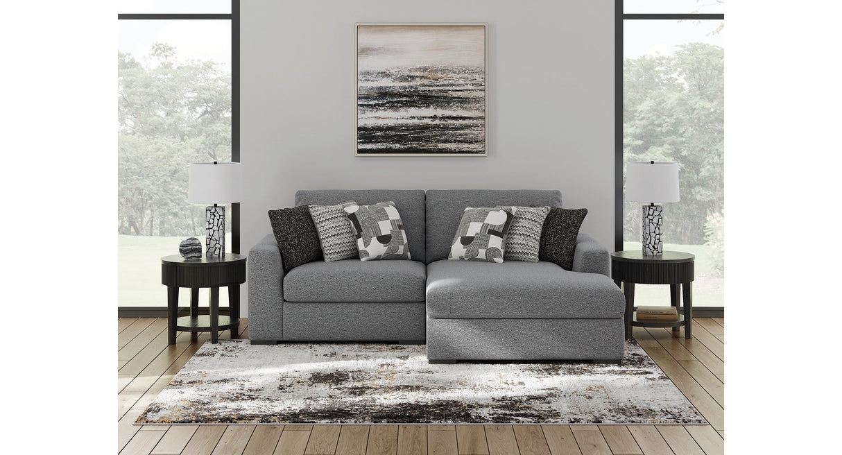Bealton Salt and Pepper 2-Piece Sectional with RAF Chaise