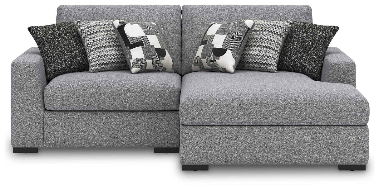 Bealton Salt and Pepper 2-Piece Sectional with RAF Chaise by Ashley at Eve Furniture