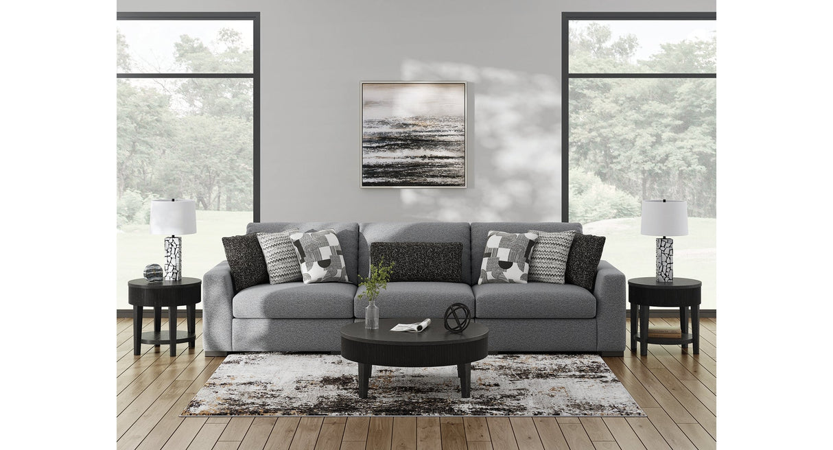Bealton Salt and Pepper 3-Piece Sectional Sofa