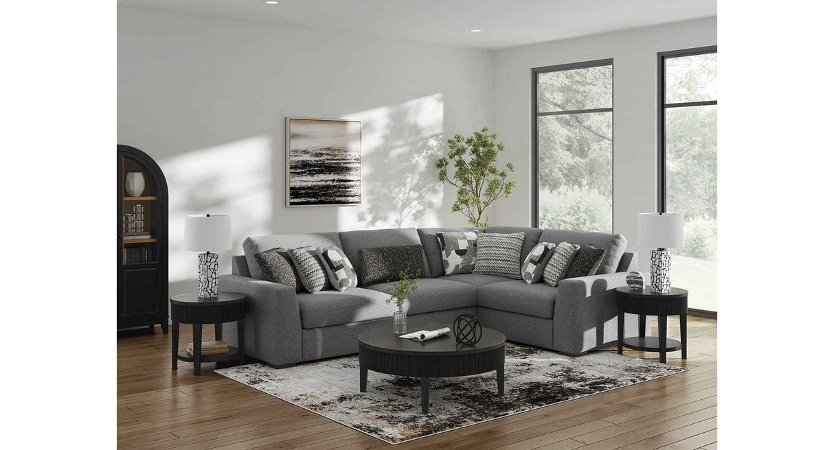 Bealton Salt and Pepper 4-Piece Sectional by Ashley at Eve Furniture