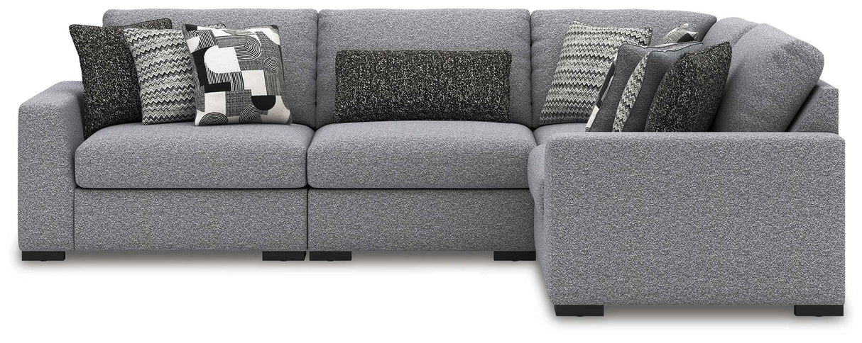 Bealton Salt and Pepper 4-Piece Sectional by Ashley at Eve Furniture