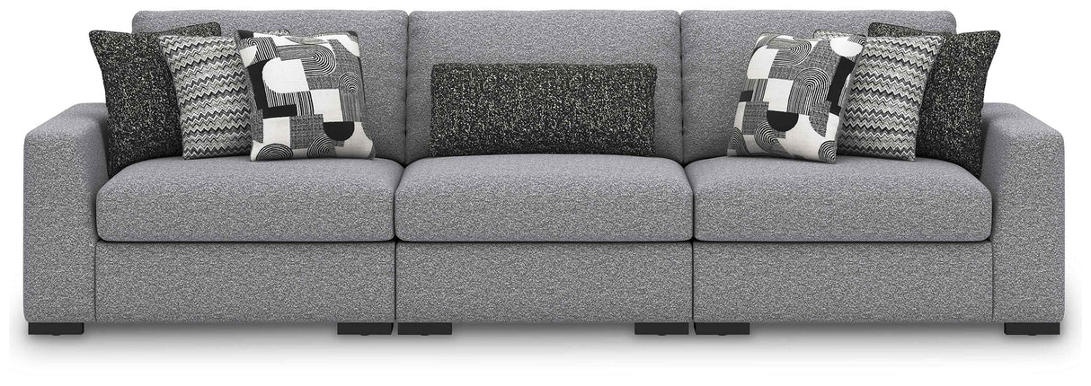 Bealton Salt and Pepper Sofa & Loveseat by Ashley at Eve Furniture