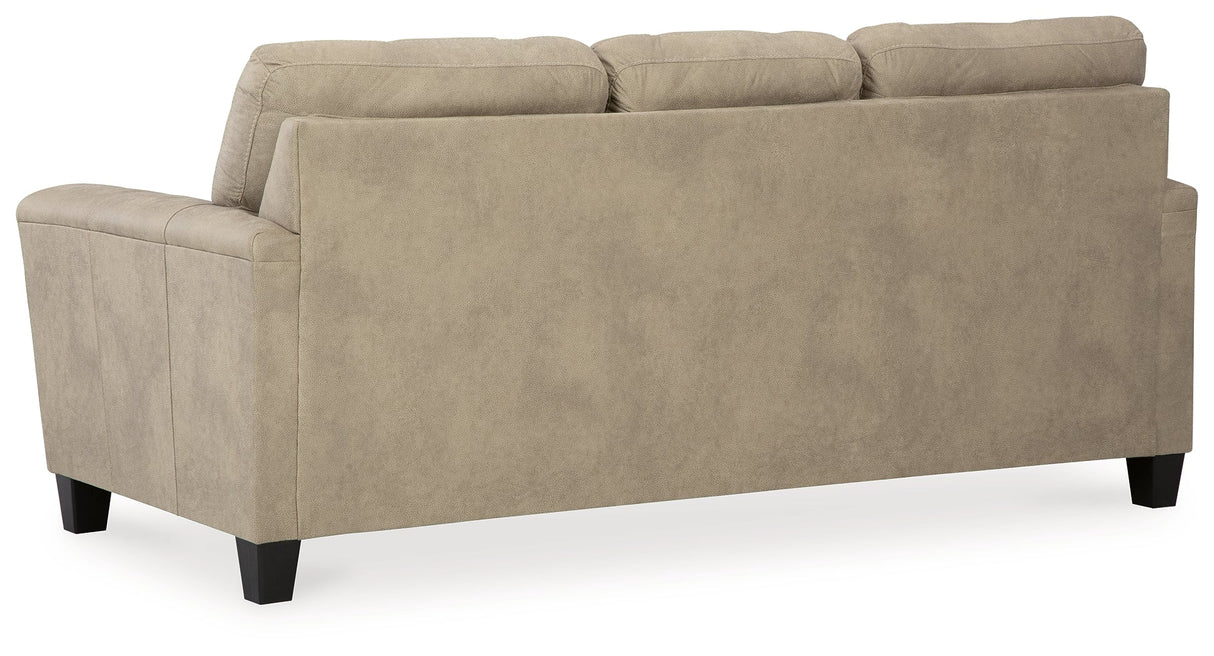 Beamer Sand Sofa by Ashley at Eve Furniture